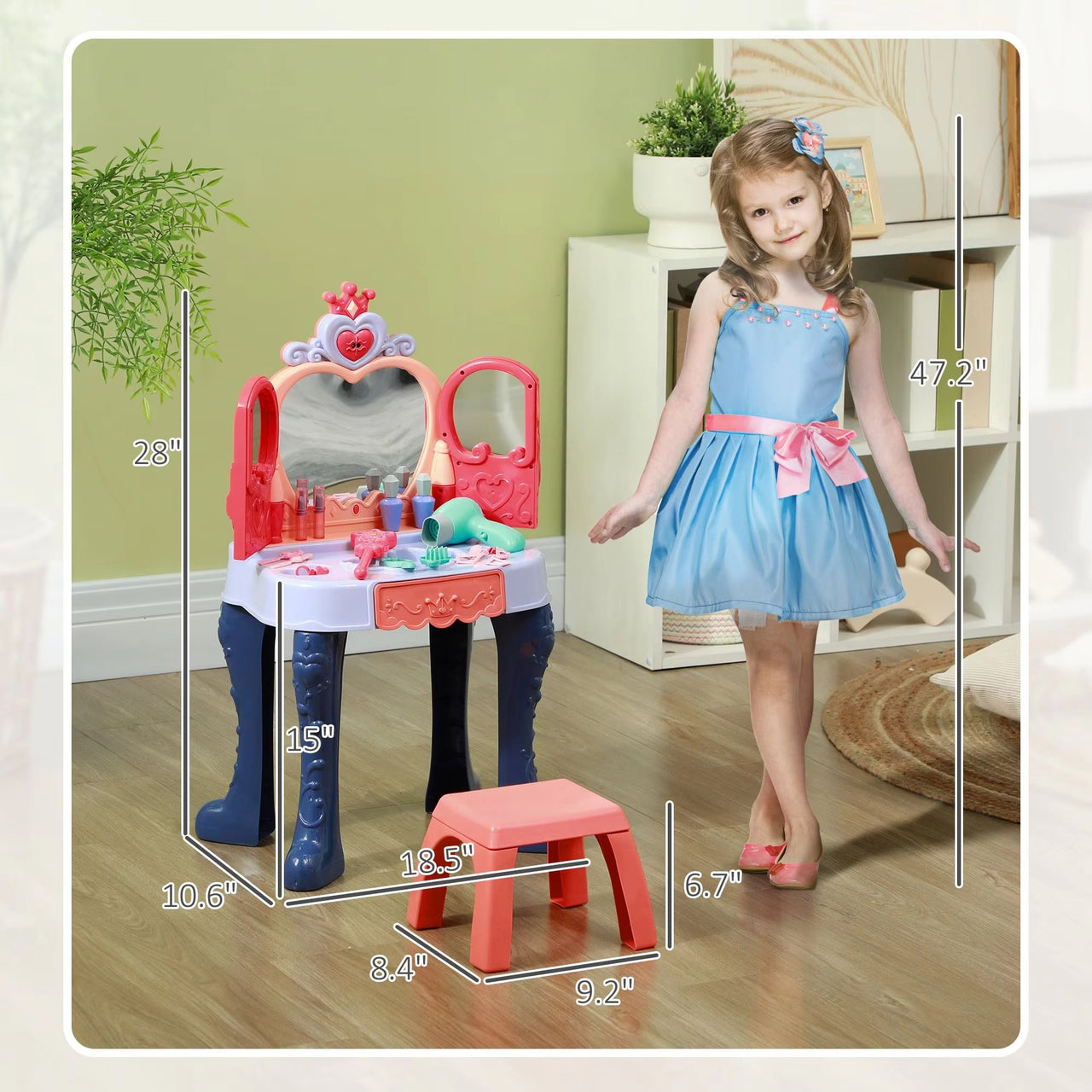 MULTICOLOR BEAUTIFUL DRESSING TABLE