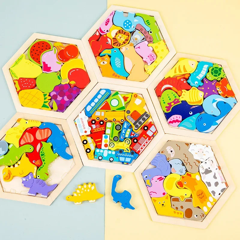 3D WOODEN PUZZLES GAMES