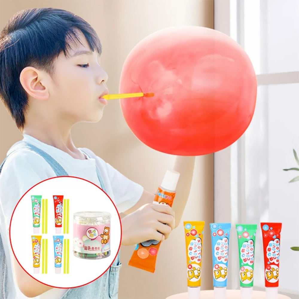 PACK OF 5 - SAFE MAGIC BUBBLE GLUE BLOWING BALOON