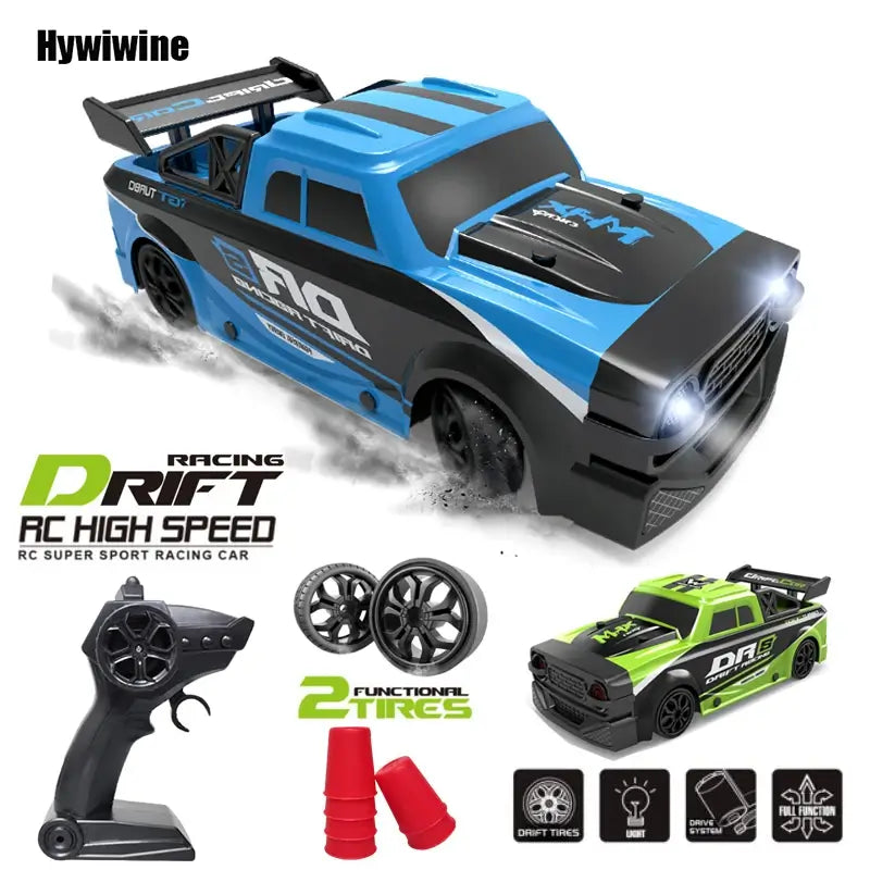 RC SUPER SPORT RACING CAR WITH 2 FUNCTIONAL DRIFT TIRES