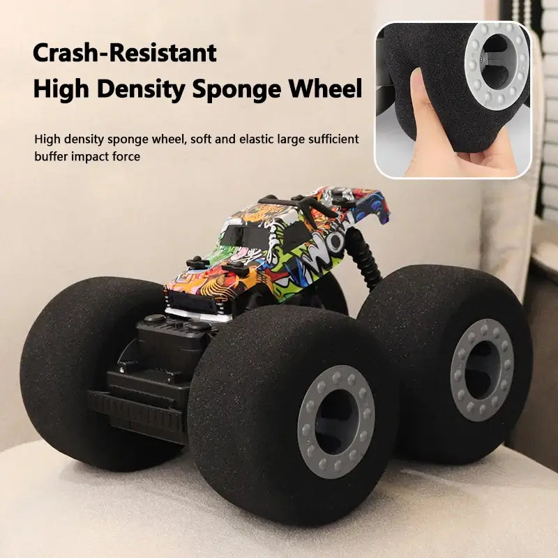 RC STUNT BIG SPONGE TYRE DRIFT CAR