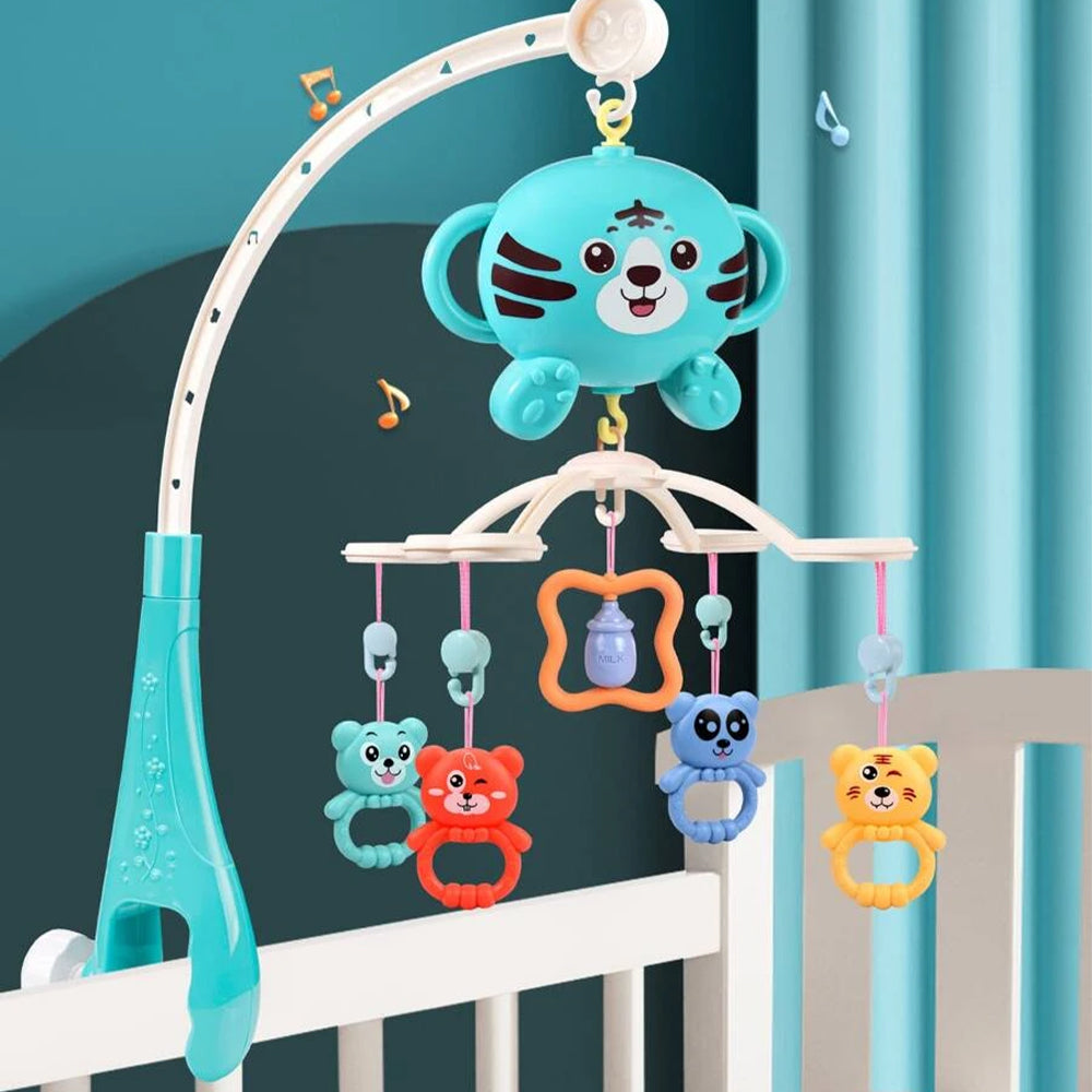 HANGING MUSICAL BABY RATLLE COT MOBILE