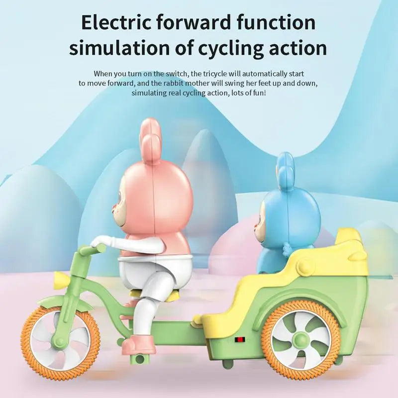 CUTE BUNNY ELECTRIC TRICYCLE WITH LIGHT AND MUSIC