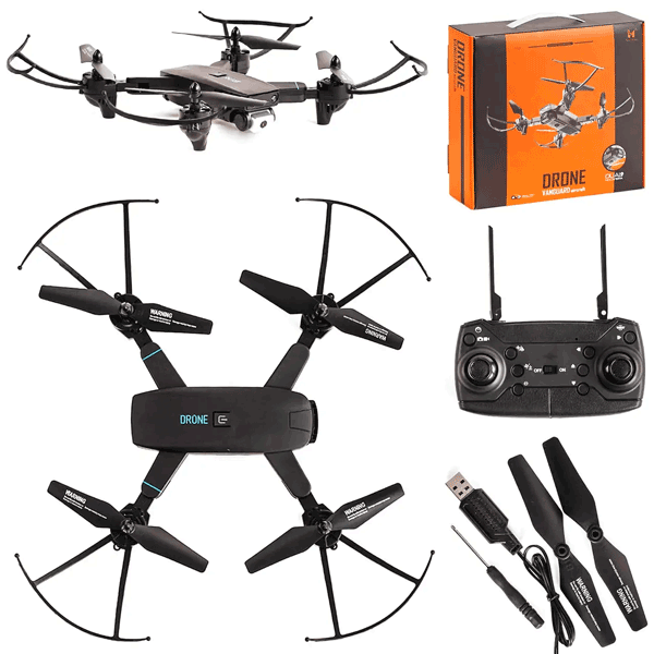 VANGUARD WIFI HD CAMERA DRONE WITH ALTITUDE HOLD AND WI-FI CONNECTIVIT –  Toys4you.pk