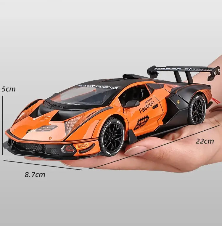 1:24 ESSENZA SVC12 RACING SUPERCAR DIECAST ALLOY MODEL