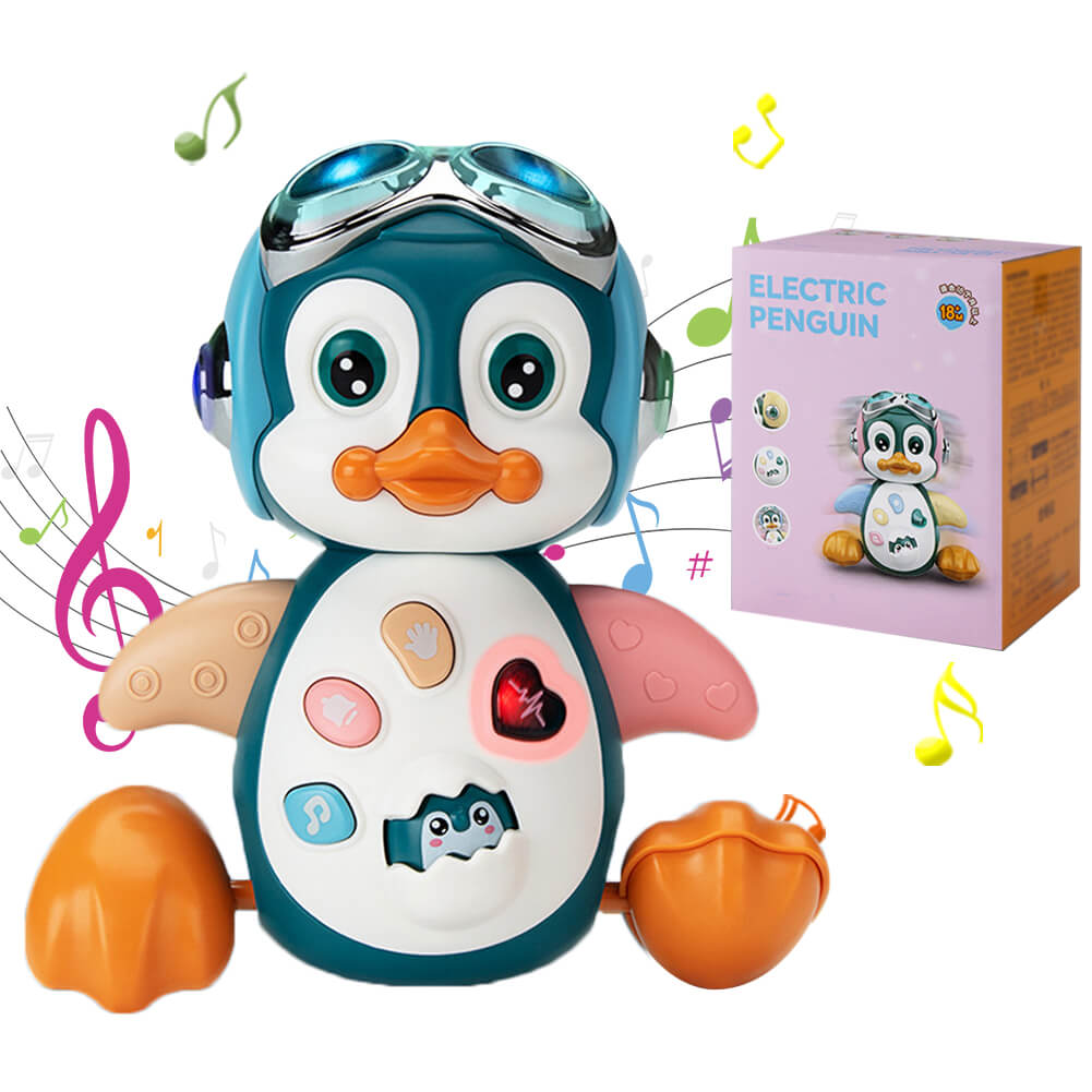 MUSICAL CRAWLING PENGUIN TOY