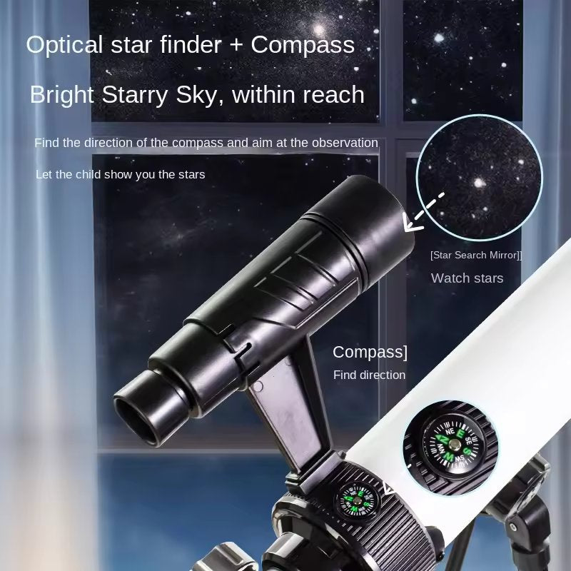 KIDS' ASTRONOMICAL TELESCOPE – EXPLORE THE STARS & PLANETS WITH EASE