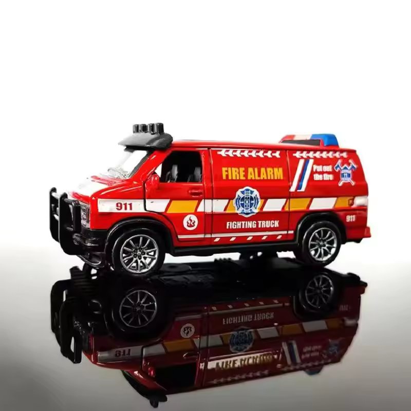 1:32 PULL BACK RESCUE ALLOY DIECAST MODEL