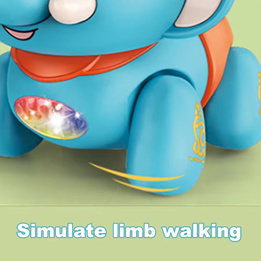 MUSICAL ELEPHANT CRAWLING TOY