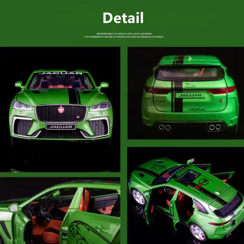 1:24 JAGUAR F-PACE ALLOY DIECAST MODEL