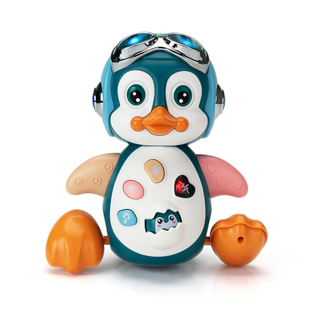 MUSICAL CRAWLING PENGUIN TOY