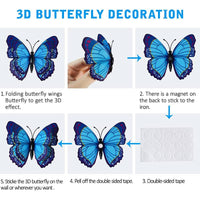 Thumbnail for DIY MAGNETIC 3D BUTTERFLY (10PCS)