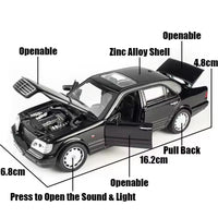 Thumbnail for 1:32 MERCEDES-BENZ S W140 ALLOY DIECAST MODEL