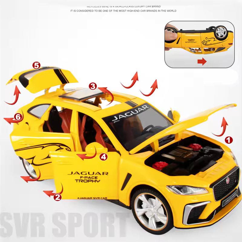 1:24 JAGUAR F-PACE ALLOY DIECAST MODEL