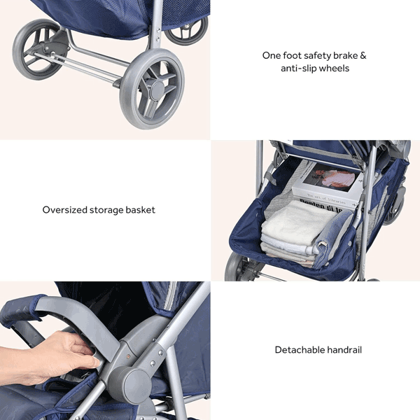 SHENMA LIGHT WEIGHT COMPACT FOLDABLE BABY STROLLER