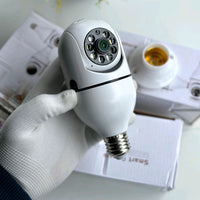 Thumbnail for BULB WIFI CAMERA, SMART SECURITY PAN TILT REMOTE TWO WAY PLAYBACK 1080P