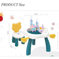 Thumbnail for MULTIFUNCTIONAL KIDS ACTIVITY TABLE AND CHAIR