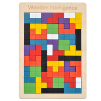 Thumbnail for COLORFUL WOODEN TANGRAM PUZZLE