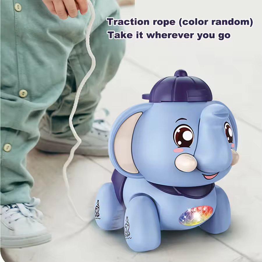 MUSICAL ELEPHANT CRAWLING TOY