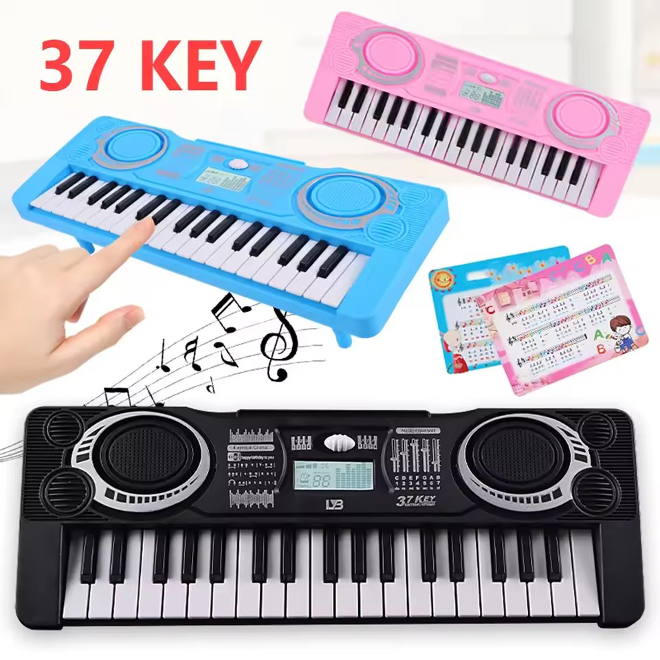 37 KEYS PORTABLE ELECTRONIC PIANO WITH LED DISPLAY