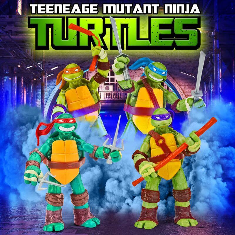 4 PCS NINJA TURTLES FIGURES SET