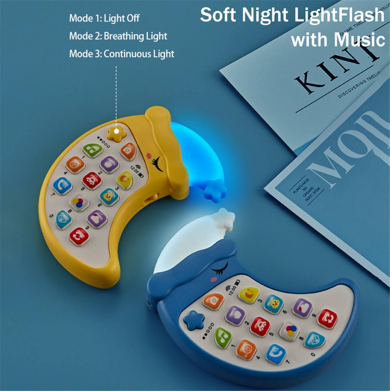 BABY EDUCATIONAL MOON PHONE TOY