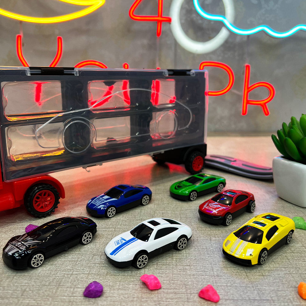 HOT WHEELS 6 PCS GARAGE TRUCK