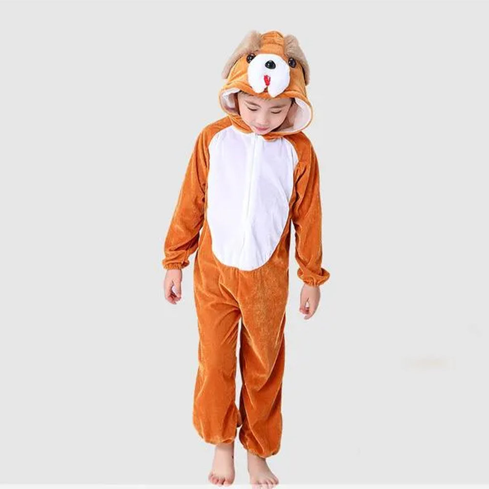 KIDS BEAR COSTUME WITH JUMP SUIT AND HEADSET