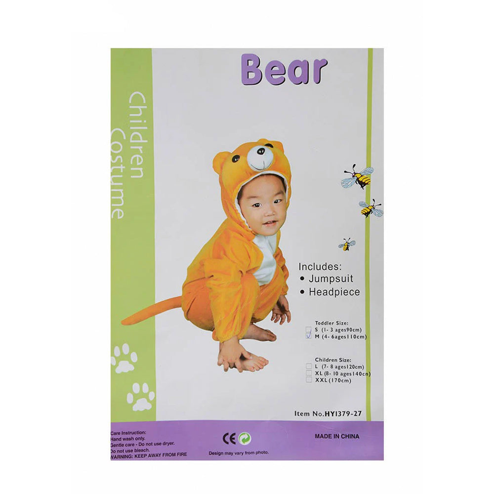 KIDS BEAR COSTUME WITH JUMP SUIT AND HEADSET