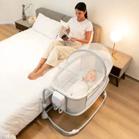 Thumbnail for 2 IN 1 MASTELA BEDSIDE SLEEPER BASSINET