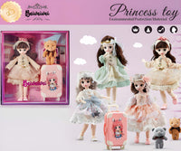 Thumbnail for PRINCESS DOLL GIFT SET – TRAVEL & FASHION PLAYSET PACK OF 1