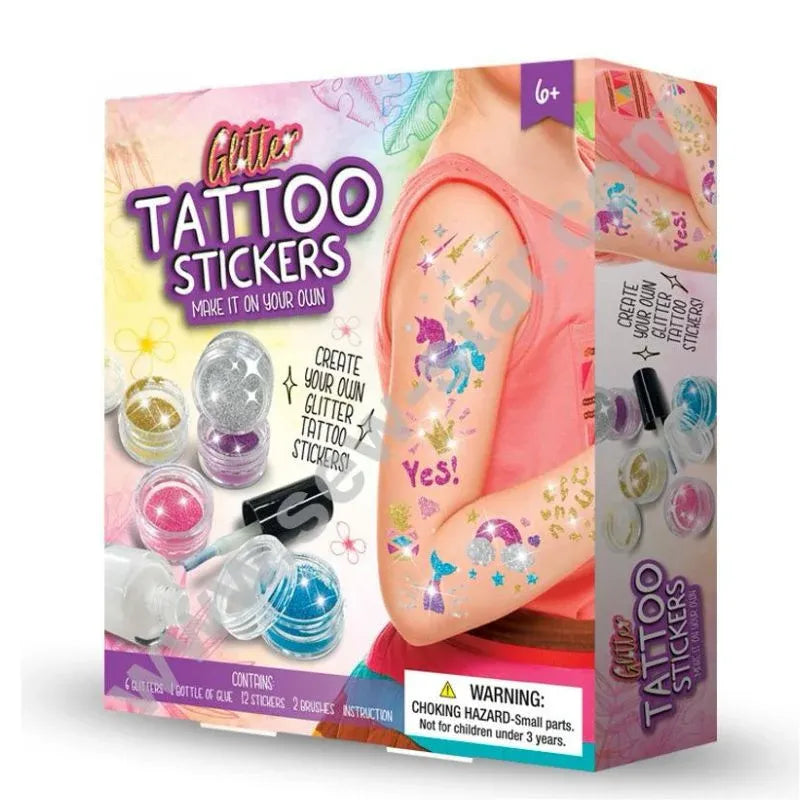 GLITTER TATTOO STICKERS