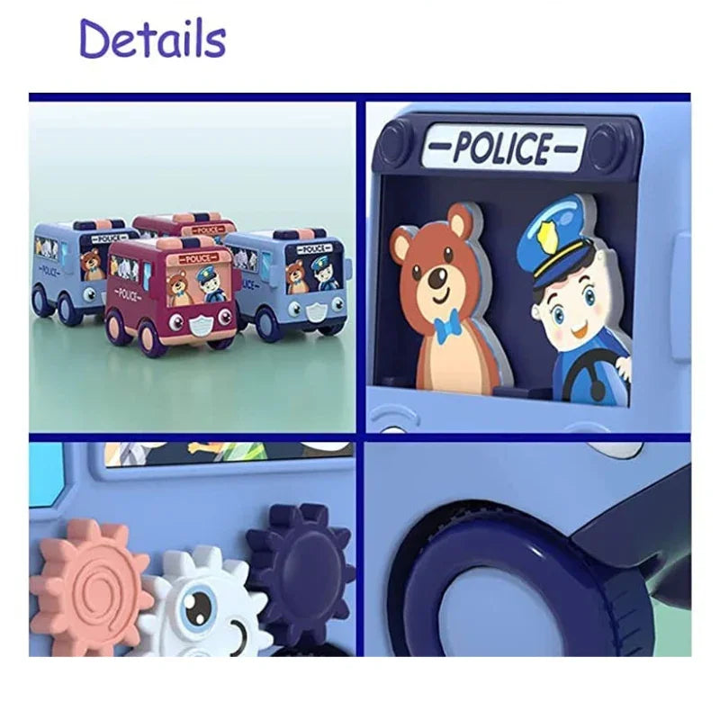CUTE SCHOOL BUS - FRICTION TOY