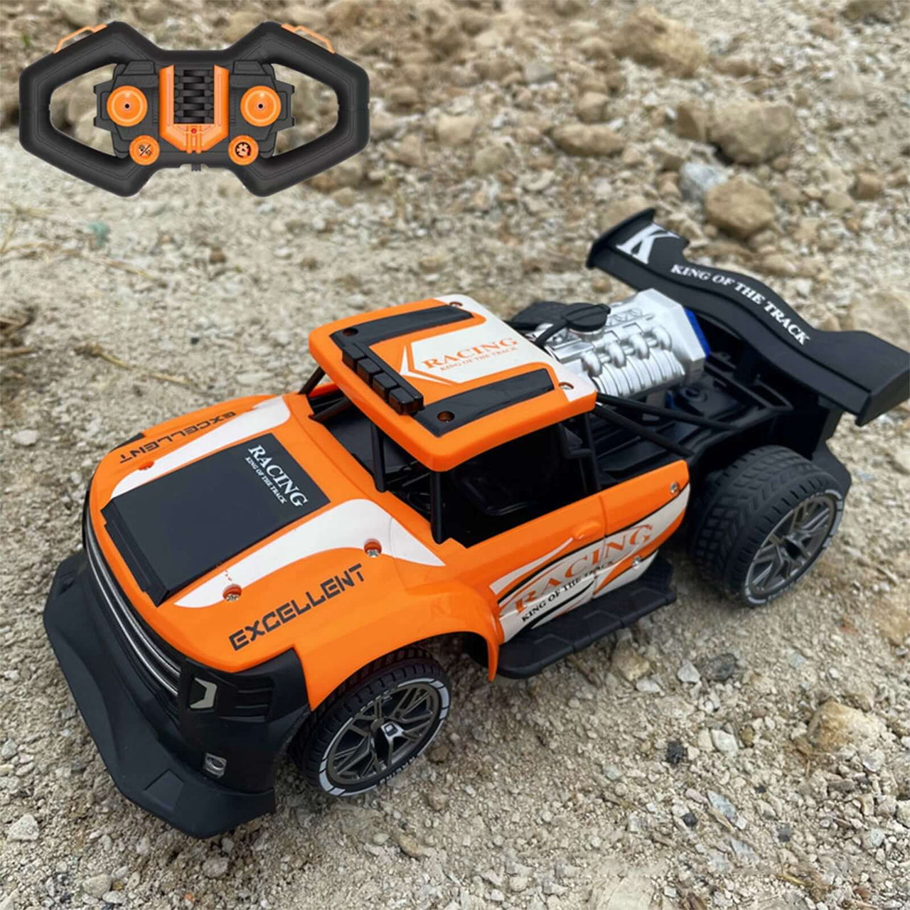 RC DRIFT RACING CAR WITH SPRAY