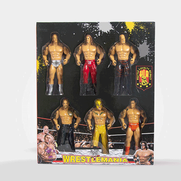 WWE PACK OF 6 FIGURE SET & MODELS