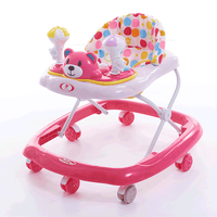 Thumbnail for FOLDABLE BABY WALKER WITH MUSICAL TRAY