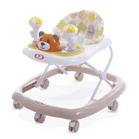 Thumbnail for FOLDABLE BABY WALKER WITH MUSICAL TRAY