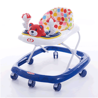 Thumbnail for FOLDABLE BABY WALKER WITH MUSICAL TRAY