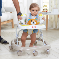 Thumbnail for FOLDABLE BABY WALKER WITH MUSICAL TRAY