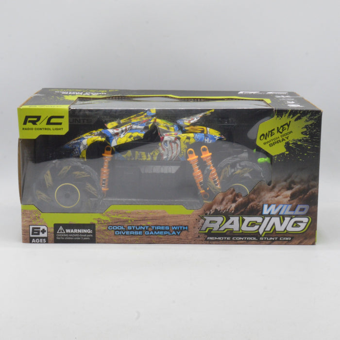 RECHARGEABLE SUPER RC SPRAY RACING STUNT CAR WITH LIGHT