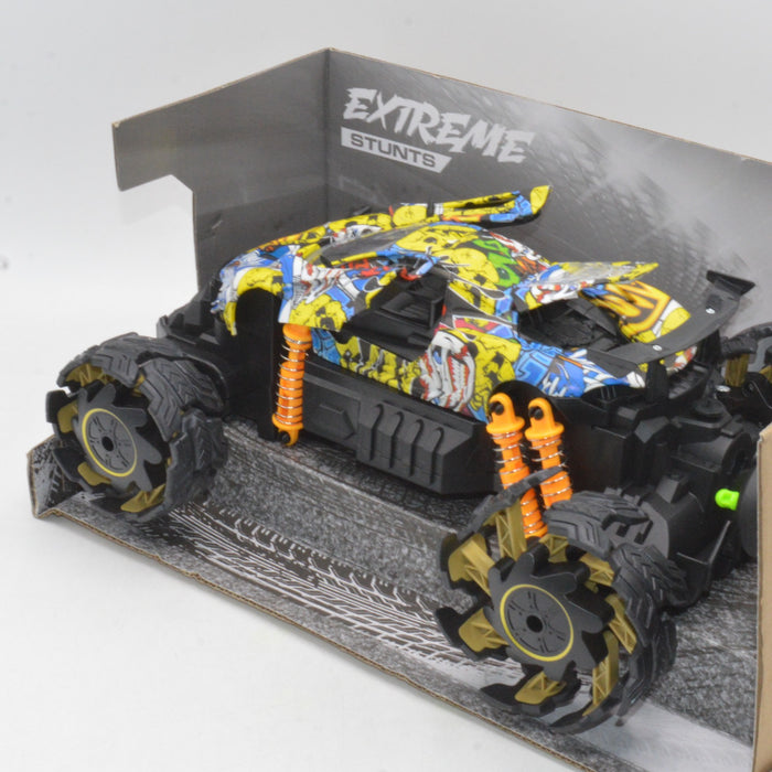 RECHARGEABLE SUPER RC SPRAY RACING STUNT CAR WITH LIGHT