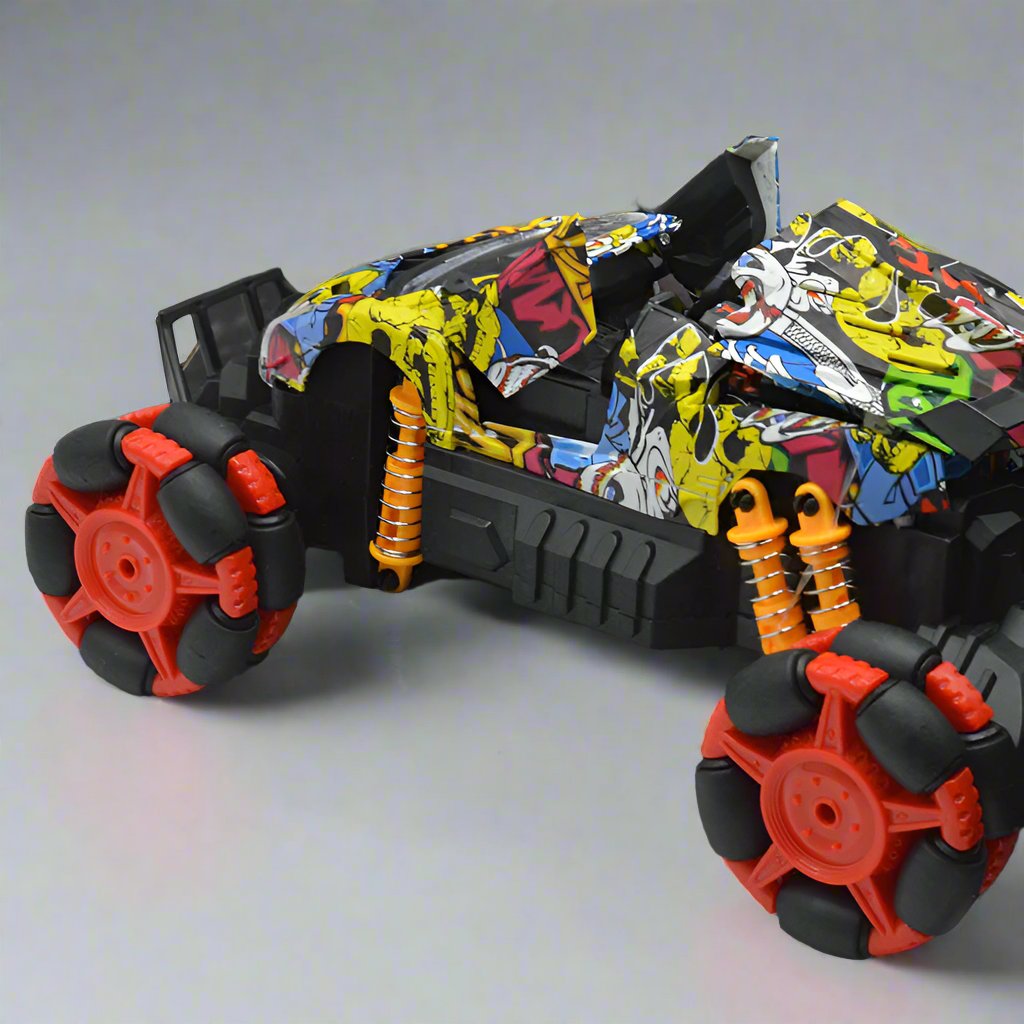 RECHARGEABLE RC SPRAY RACING COOL STUNT CAR WITH LIGHT