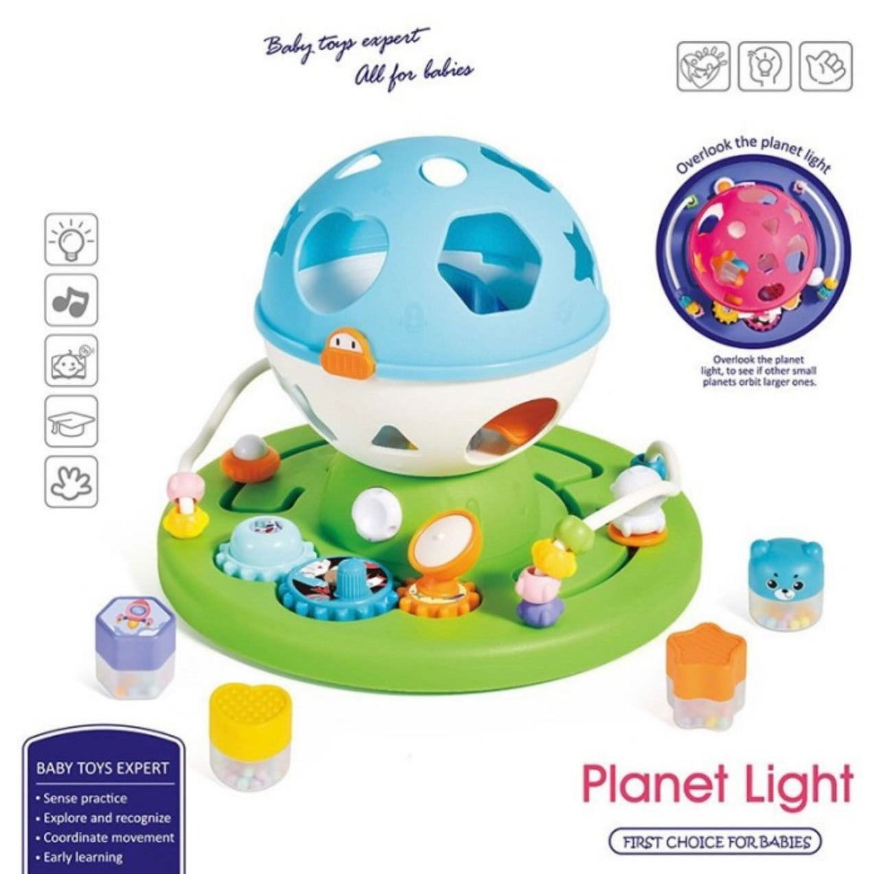 MUSICAL BABY PLANET LIGHT TOY