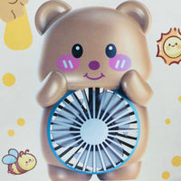Thumbnail for BEAR PORTABLE SIDE TABLE CHARGING MINI HAND FAN