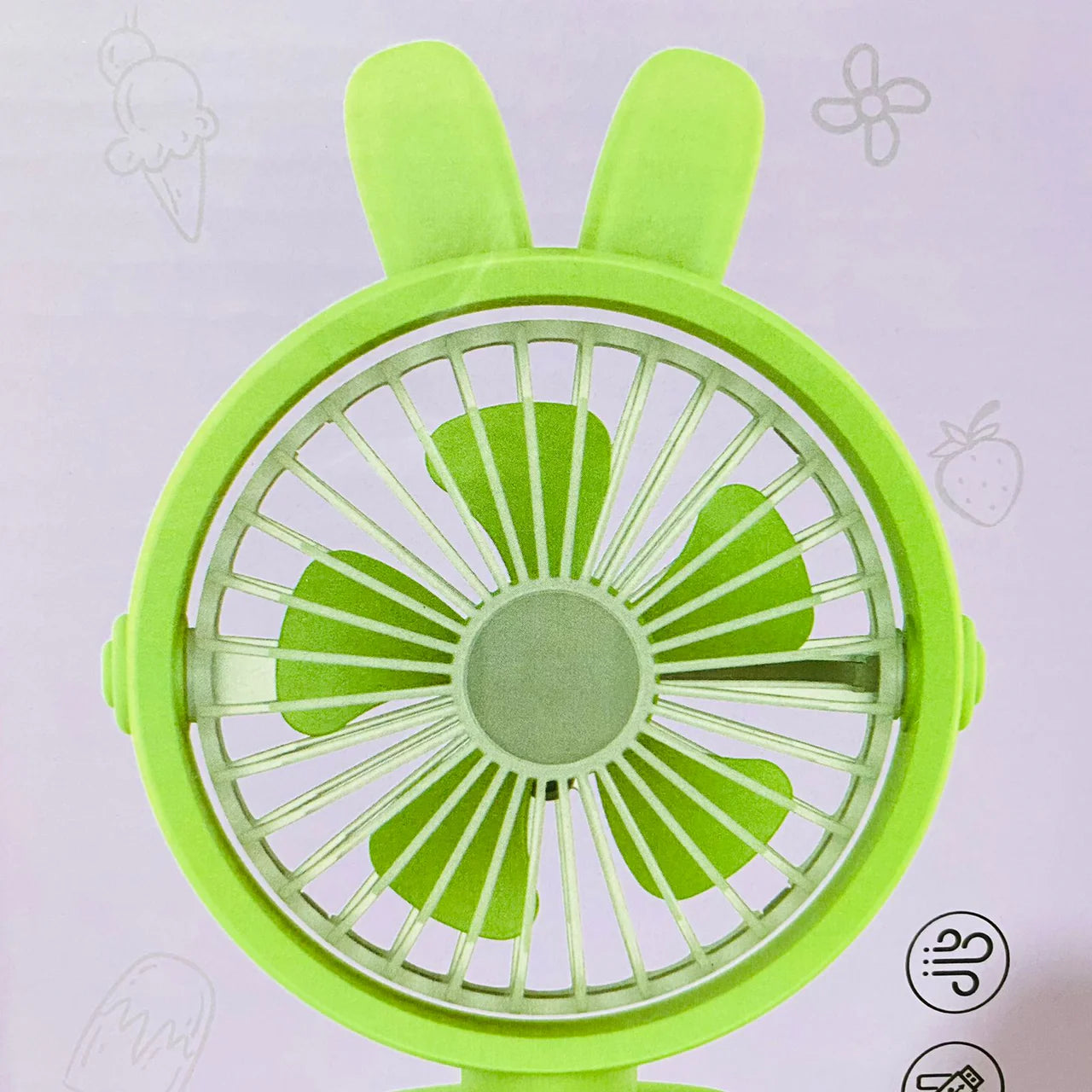 PORTABLE SIDE TABLE CHARGING MINI HAND FAN