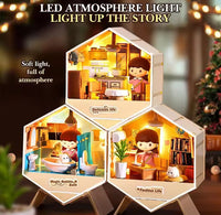 Thumbnail for 6 IN 1 DIY MINI CREATIVE DOLL HOUSE