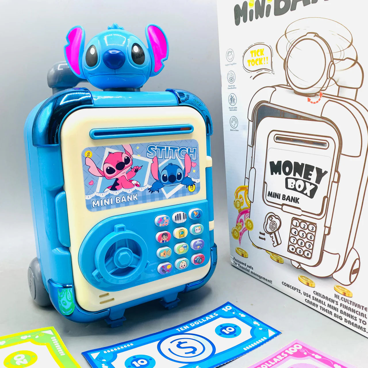 MINI MONEY ATM MACHINE WITH TROLLY