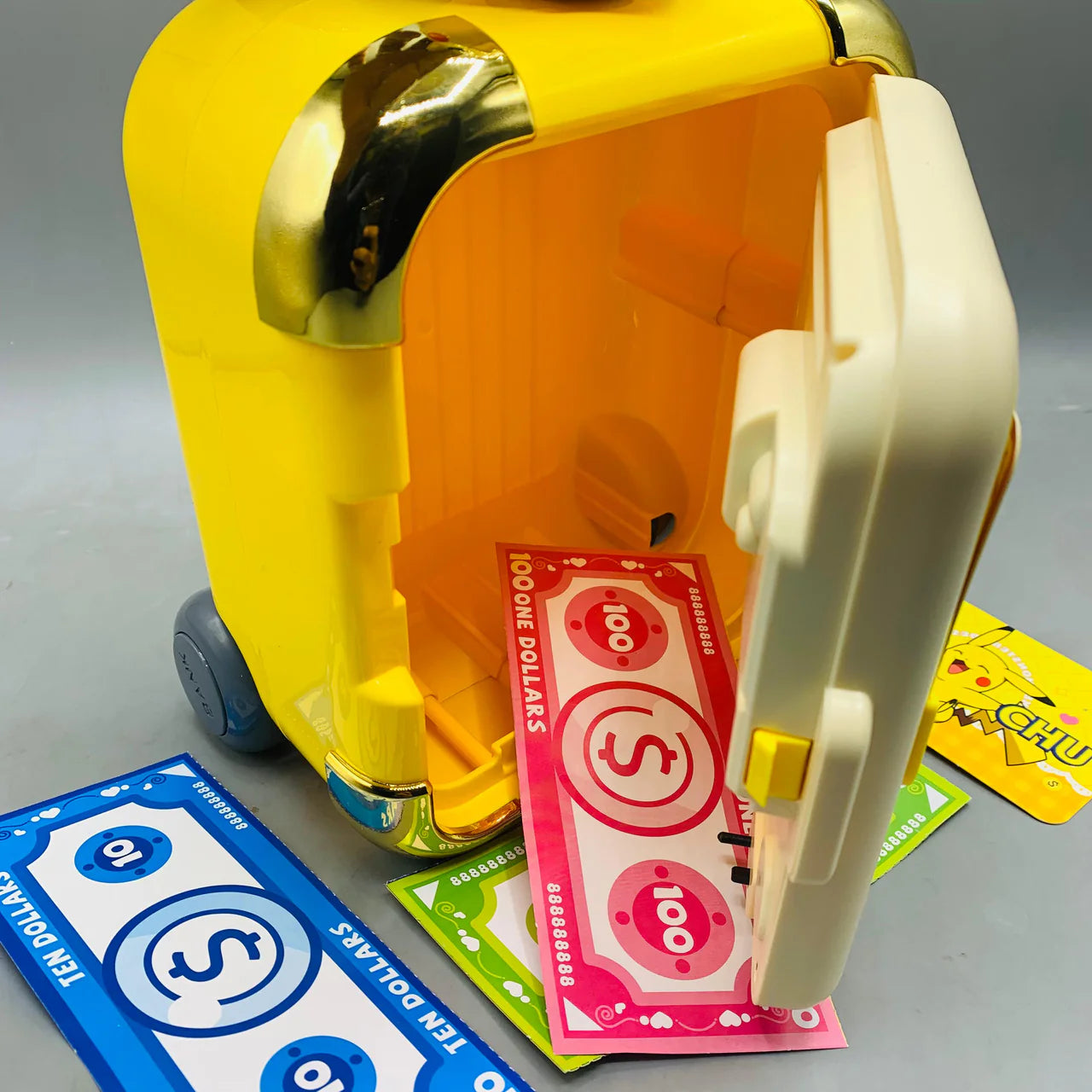 PIKACHU MONEY ATM MACHINE WITH TROLLY