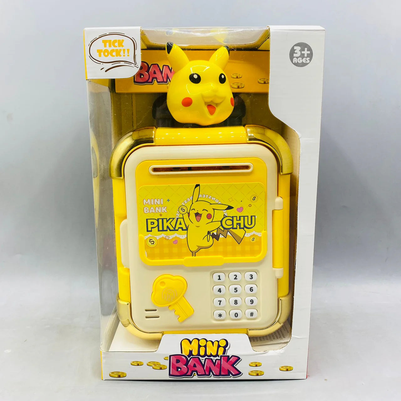 PIKACHU MONEY ATM MACHINE WITH TROLLY