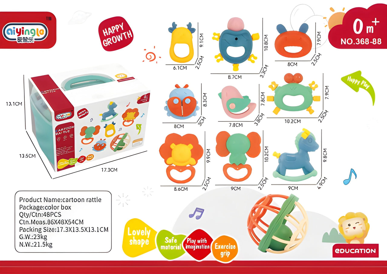 BABY RATTEL GIFT SET WITH BOX